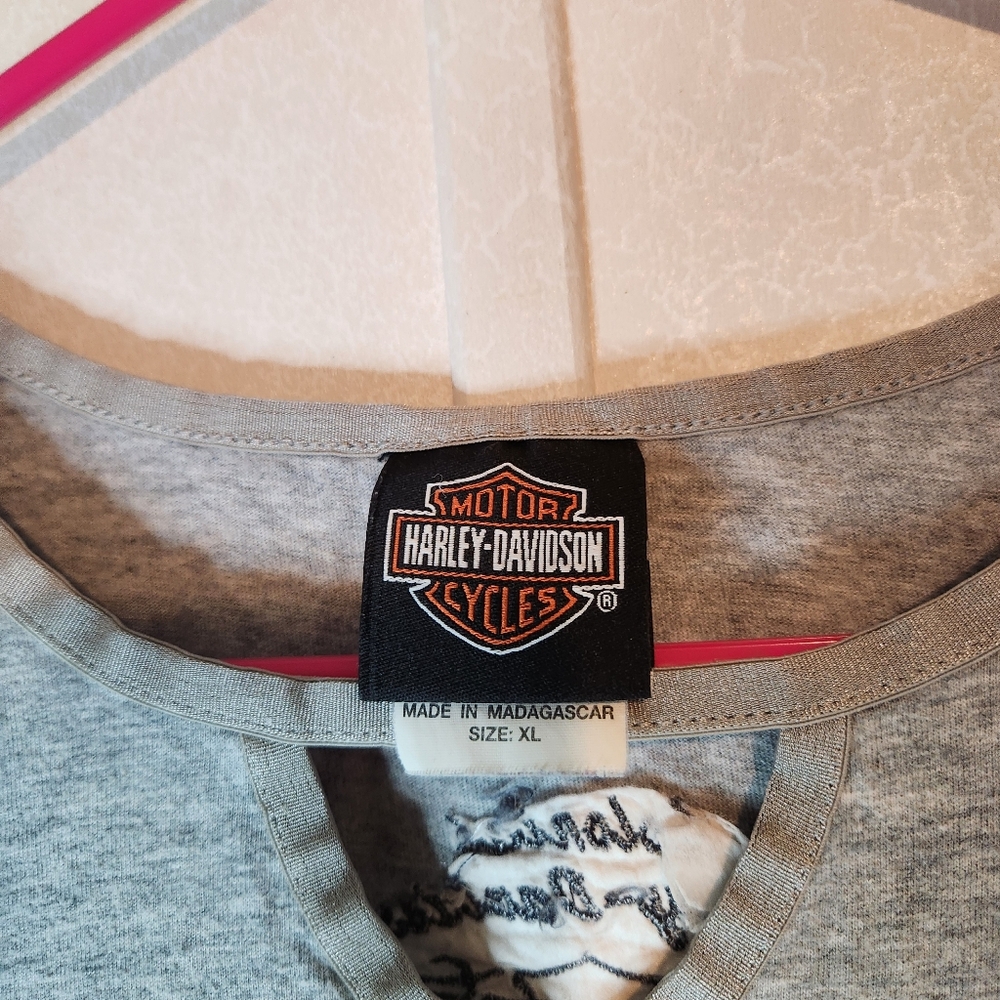 Harley-Davidson Gray Long Sleeve-unisex